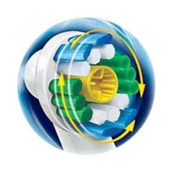 Насадки для электрической зубной щетки Oral-B 3D White, 2 шт., белый, EB18-2/WHITE