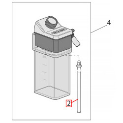Delongi kohvimasina piimavõtu toru piimapaaki, 5313246091