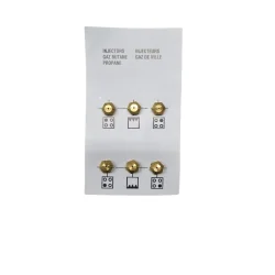 BEKO gaasipliidi düüsid balloonigaasile, 8831100025 50x50 pliitidele