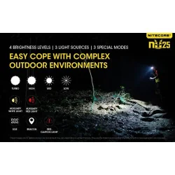 ФОНАРЬ Nitecore NU25 (360lm)