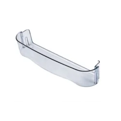 Snaige külmiku väike ukseriiul D357257-S1 läbipaistev valge klaas