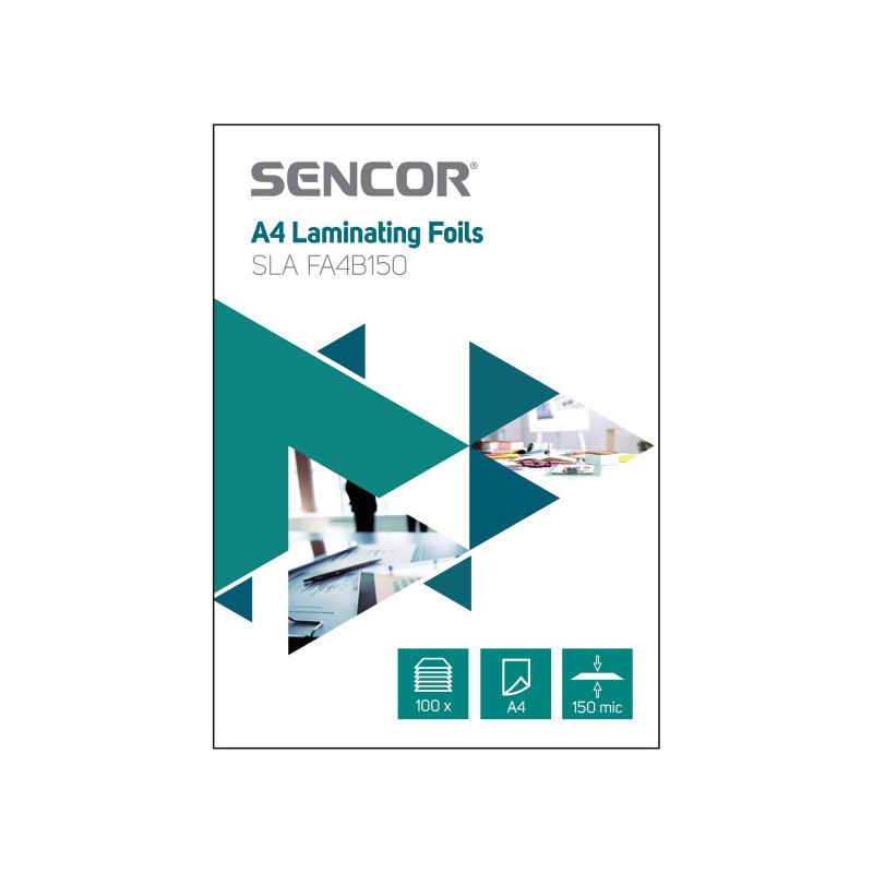 Lamineerimiskile Sencor SLAFA4B150 A4, 100 tk