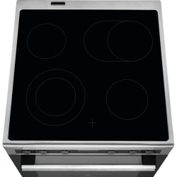 Керамическая плита Electrolux, 60 см, SteamBake, 73 л, нерж. сталь, LKR66020MX