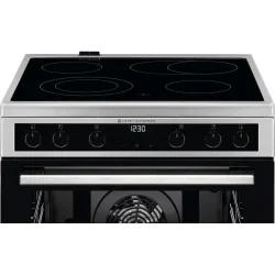 Keraamiline pliit Electrolux, laius 60 cm, SteamBake, 73 L, roostevaba teras, LKR66020MX