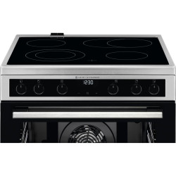 Керамическая плита Electrolux, 60 см, SteamBake, 73 л, нерж. сталь, LKR66020MX