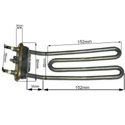 ТЭН для стиральной машины 1950W, 3380026