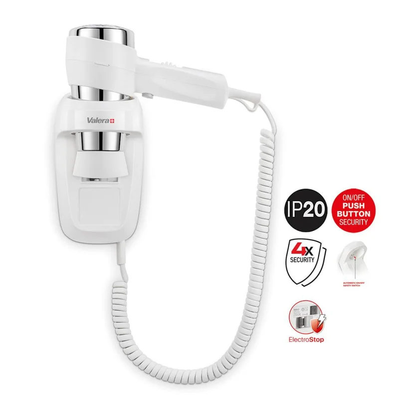 Настенный фен Valera Action PROTECT 1600, 542.06/044.04WH