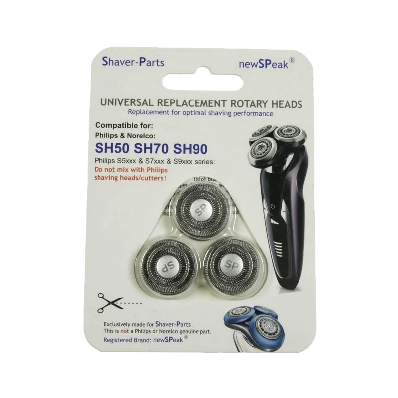 Лезвия для бритвы Philips 422203625211, SH50, SH70, SH90, не оригинал