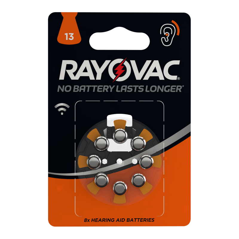 Батарейки для слухового аппарата Hearing Aid, Rayovac 13
