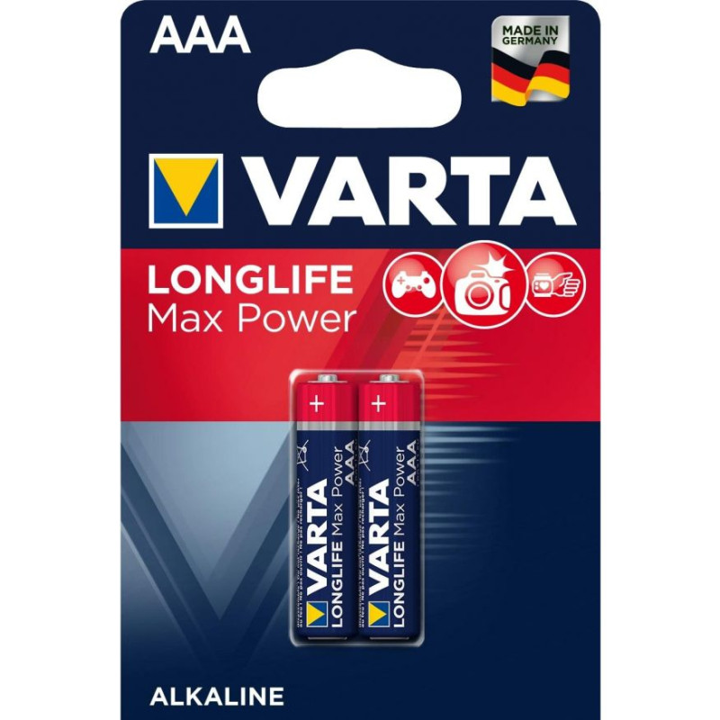 Patarei VARTA LongLife Max Power AAA/LR03 (2)