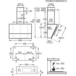 Integreeritav õhupuhasti Electrolux (700m³/h), LFV619R Integreeritav õhupuhasti Electrolux (700m³/h), LFV619R