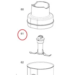 Нож для измельчителя блендера BRAUN 7322117064 Нож для измельчителя блендера BRAUN 7322117064
