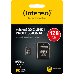 SDXC mälukaart INTENSO Class 10 (128 GB), 3433491