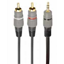 аудио кабель 3.5 mm - 2 x RCA AUDIO (1.5m)