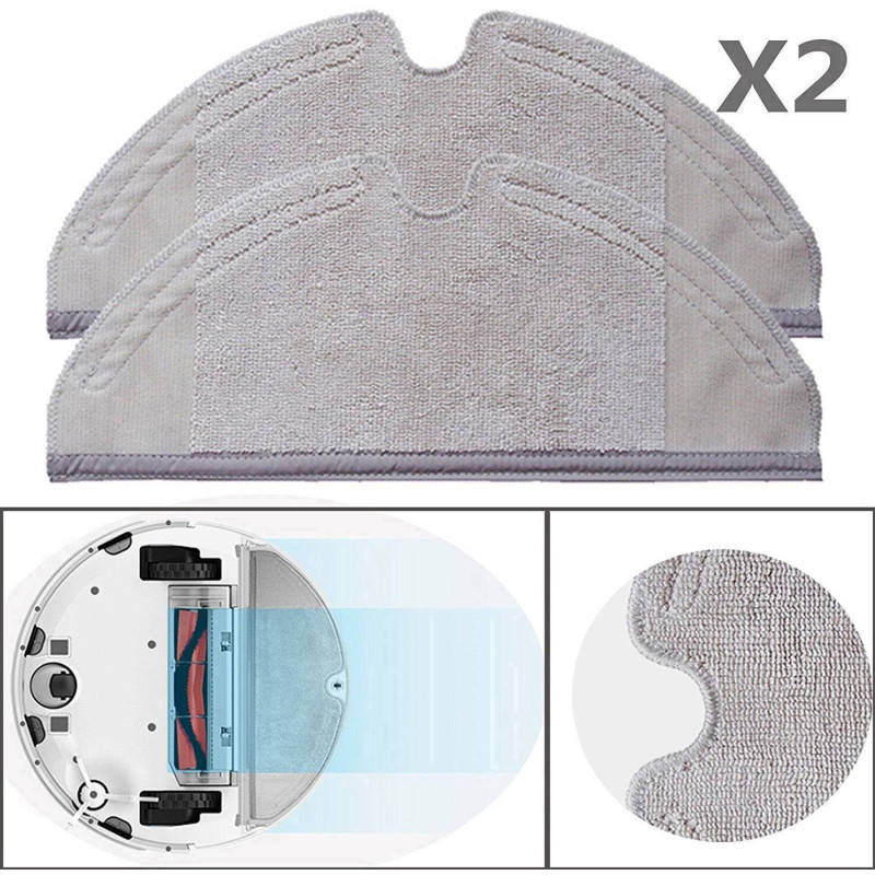 Roborock robottolmuimeja E20/E25/E35/E45/S5/S60/S61/S65/S50 Max/S55 Max/S60 Pure/S65 Pure/S65 MaxV/E50/E55 vahetatav varumopp