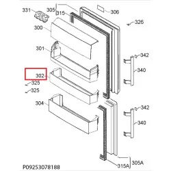 Electrolux külmiku pudeliriiul 2646012019