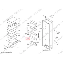 Дверная полка для холодильника BOSCH, SIEMENS 11004944