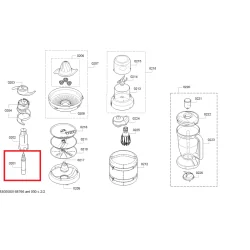 Держатель насадок для кухонного комбайна BOSCH, 00627935