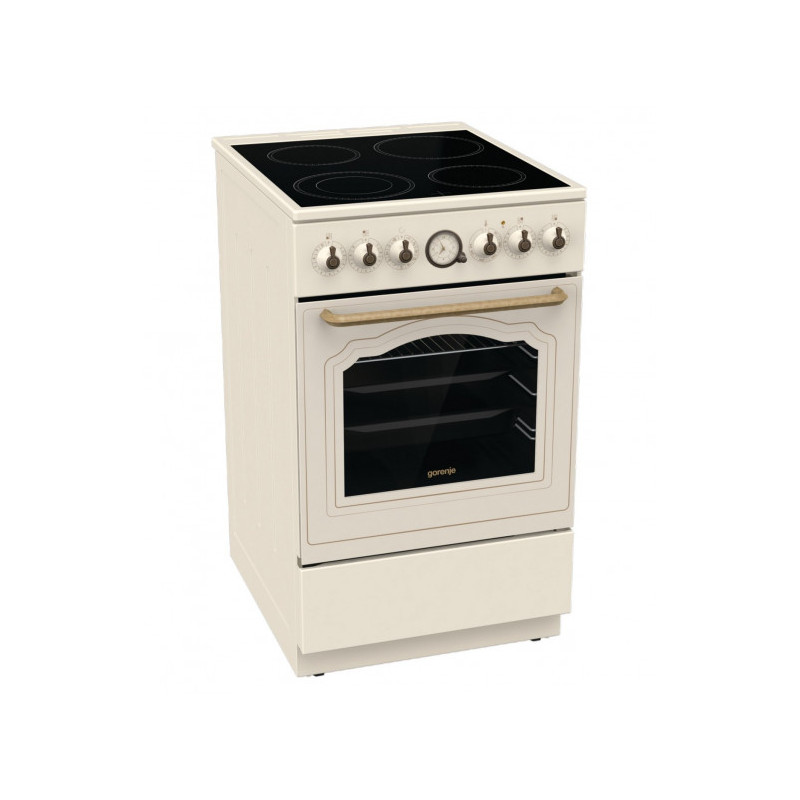Керамическая плита Gorenje, ретро, 70 л, бежевый, GECS5B70CLI