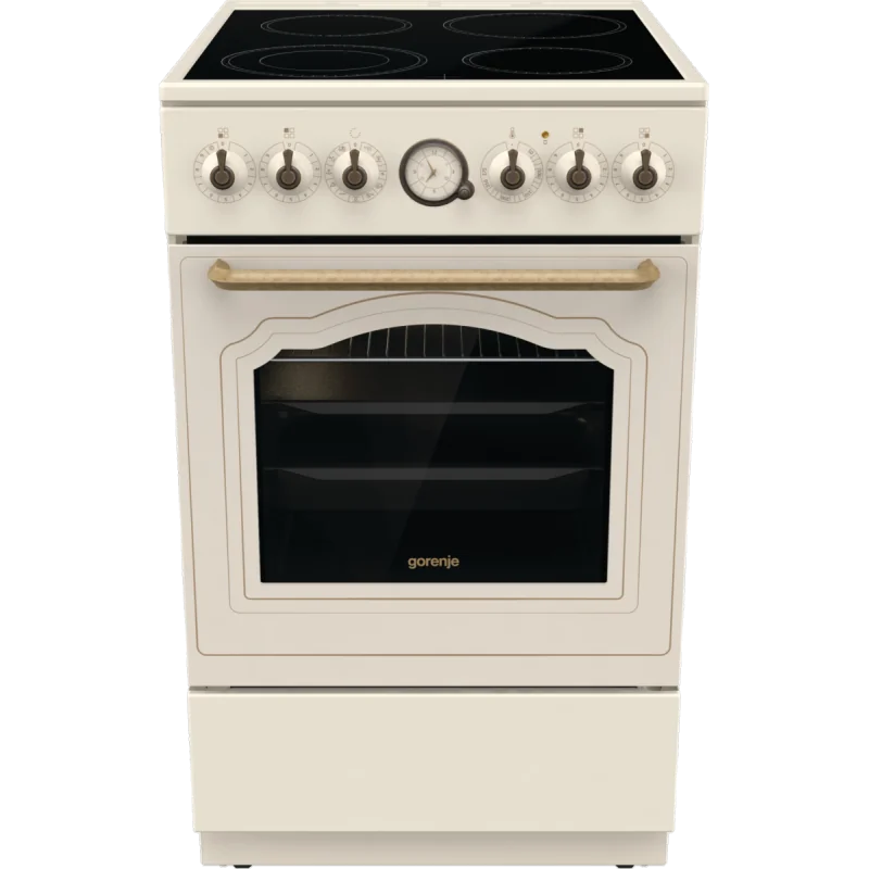 Keraamiline pliit Gorenje, retro, 70 L, beež, GECS5B70CLI