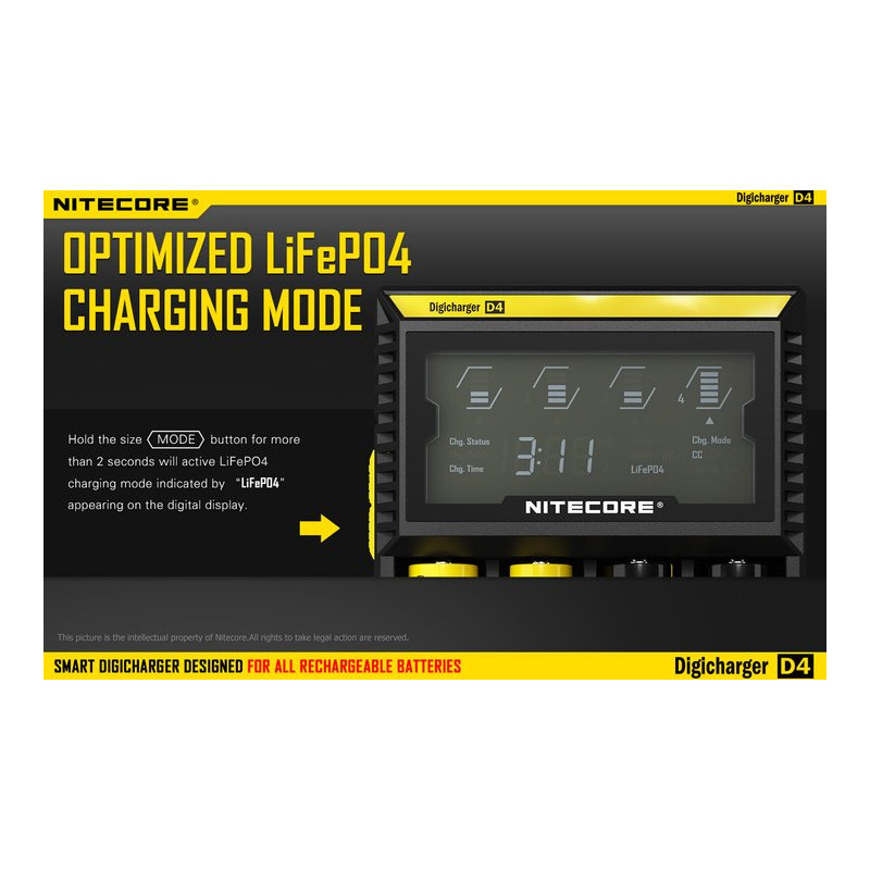 Зарядное устройство Nitecore D4