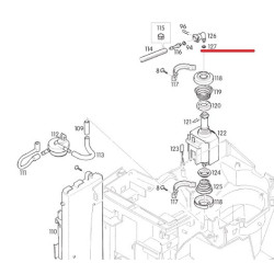 Kohvimasina teflontoru tihend O-rõngas 0061701, Nivona, Bosch, Siemens, Jura