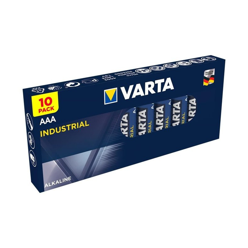 Батарейка AAA/LR3, Industrial, VARTA (1Батарейка)