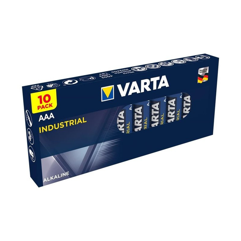 Patarei Industrial AAA/LR3, VARTA (1TK)