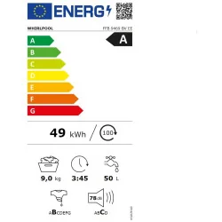 Pesumasin Whirlpool FFB9469BVEE, 9 кг