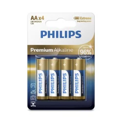 4 x Patarei Philips LR6M AA...