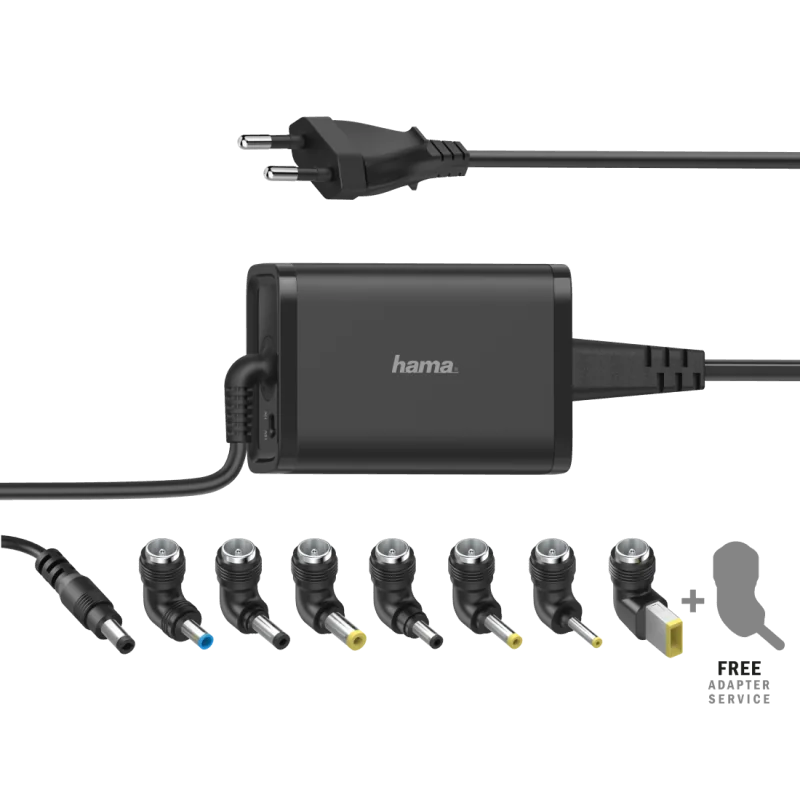 ниверсальный адаптер питания для ноутбука Hama (65 Вт), 00200002