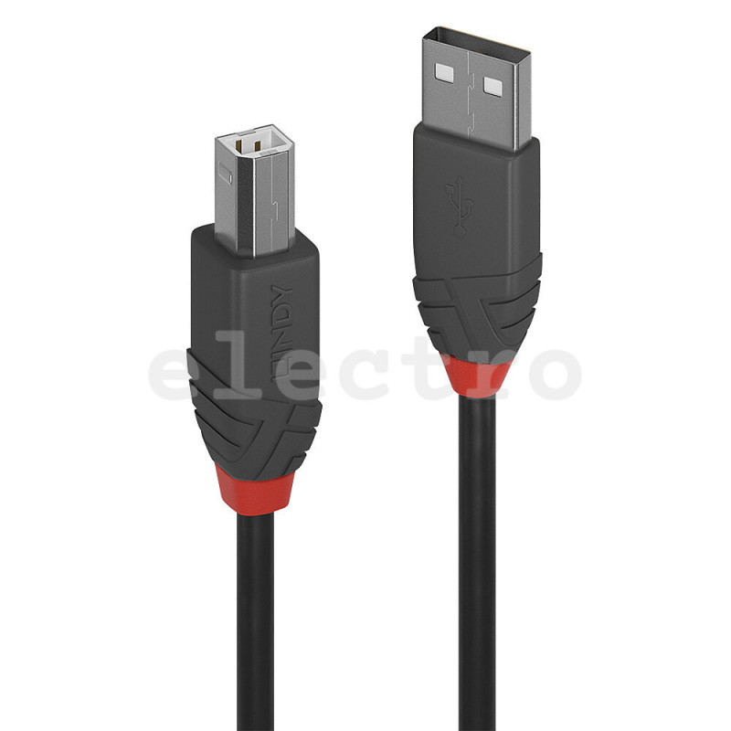USB-провод-A/ USB-B Lindy/ 2,0 м, 36673