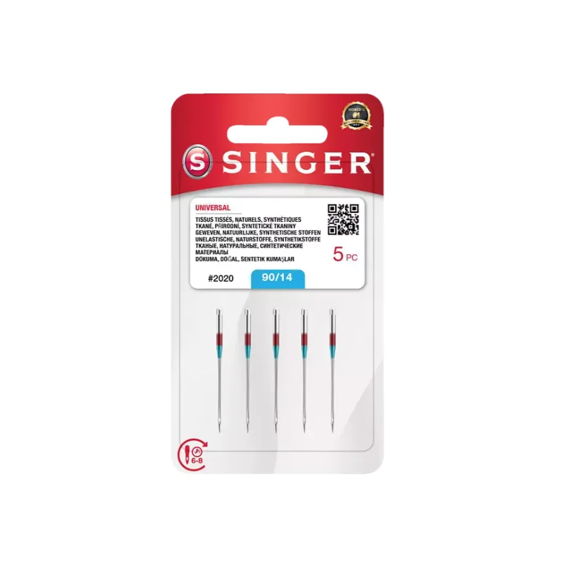 Игла Singer 90/14, 5 шт. универсальные, 2020 SZ14 BL