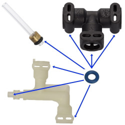 Jura kohvimasina O-rõngas 70041, 7758775, survevoolikutele, sinine
