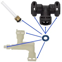 Jura kohvimasina O-rõngas 70041, 7758775, survevoolikutele, sinine