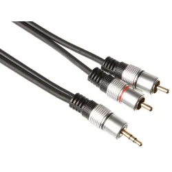 Juhe 3.5 mm/ 2x RCA (10,0...