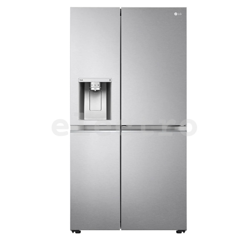 SBS-külmik LG, vee- ja jääautomaat veepaagiga, 635 L, kõrgus 179 cm, hõbedane, GSJV91BSAE