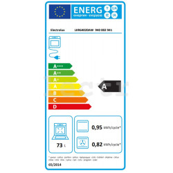 Keraamiline pliit Electrolux (60 cm, AirFry, teleskoopsiinidega ahi), LKR64020AW