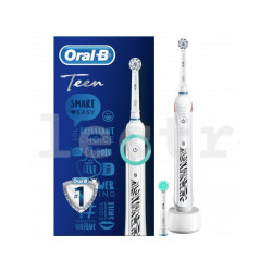 Электрическая зубная щетка Braun Oral-B Smart Teen, белый/черный, SMARTTEEN