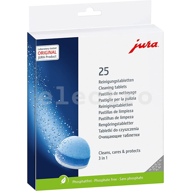 3-фазные таблетки для очистки JURA (25 шт), 25045