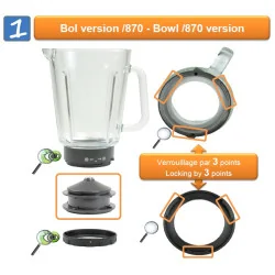 Tefal blnderi kann koos kinnitusega, MS-653089