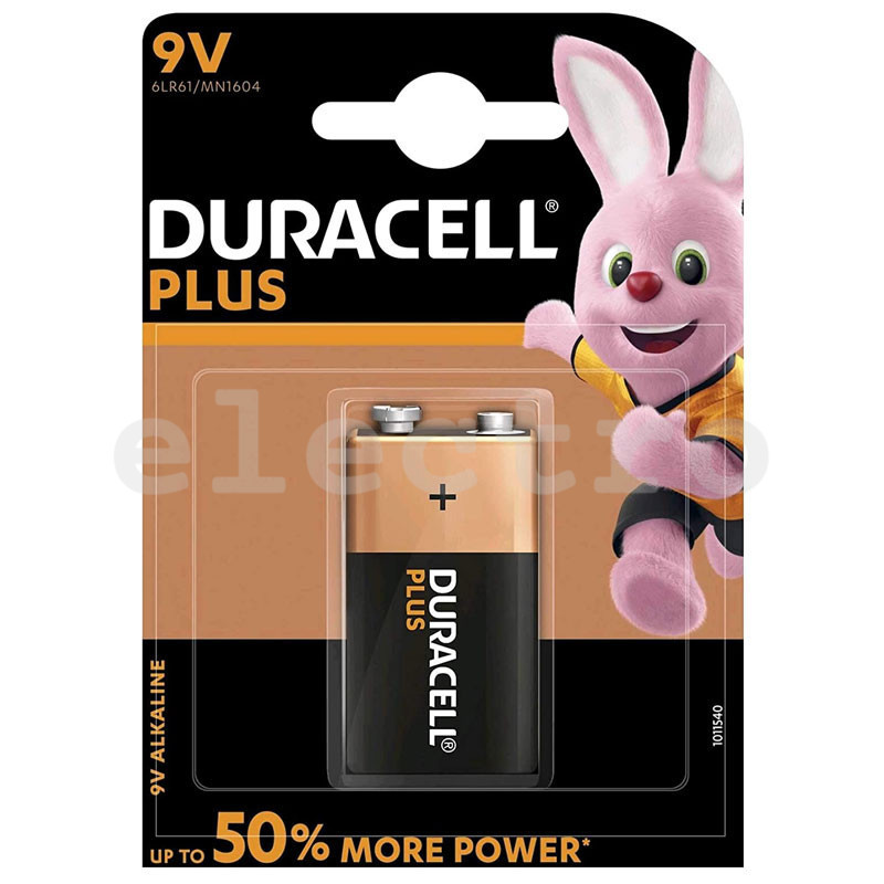 Patarei DURACELL 9V 6F22/ MN1604