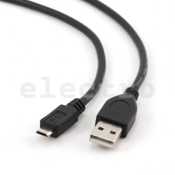 Kaabel USB-A - micro USB GEMBIRD, 1 m, CCP-MUSB2-AMBM-1M
