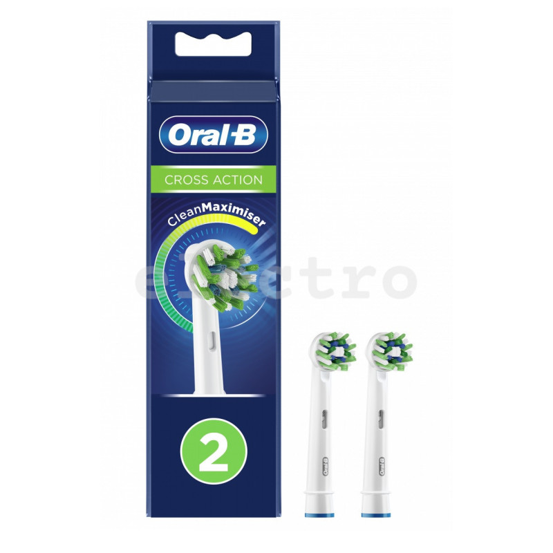 Lisaharjad Braun Oral-B Cross Action 2tk, EB50-2WHITE