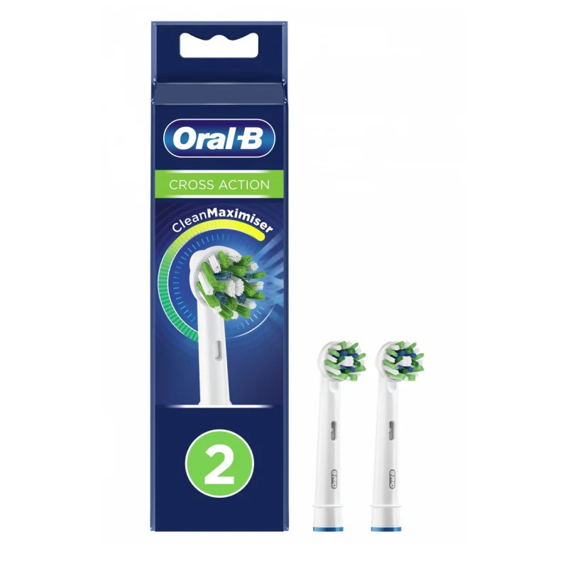 Lisaharjad Braun Oral-B Cross Action 2tk, EB50-2WHITE