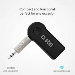 Bluetooth muusikaadapter SBS, 3,5 mm, TECARBTRECEIVERK