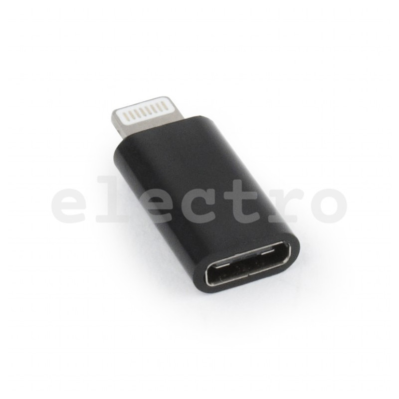 Üleminek USB-C pesa - lightning pistik, A-USB-CF8PM-01