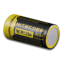 аккумулятор Nitecore CR123, 3.7V, RCR123, NL166