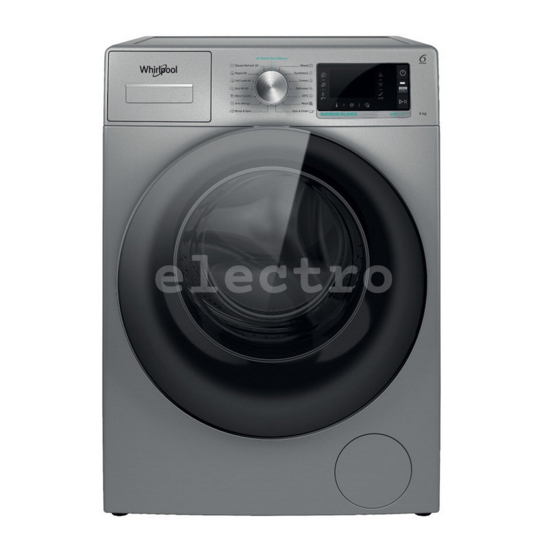 Стиральная машина Whirlpool, 9 кг, глубина 64,3 см, 1400 об/мин, W6W945SBEE