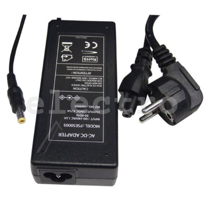 Блок питания, 19V, 90W, 4,75A